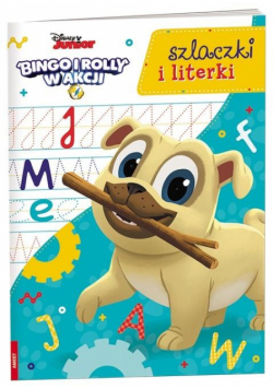 Bingo i Rolly w akcji. Szlaczki i literki