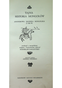 Tajna Historia Mongołów