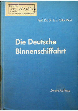 Die deutsche binnenschiffahrt
