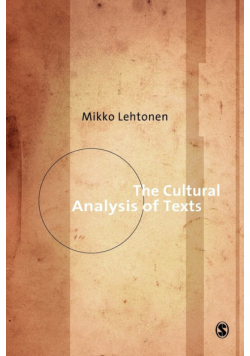 The Cultural Analysis of Texts