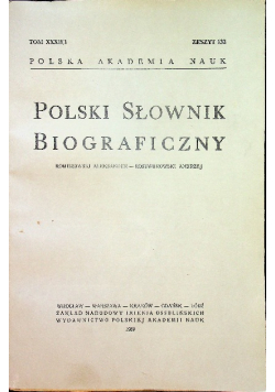 Polski słownik biograficzny tom XXXII / 1