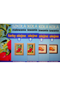 Szkoła malowania farby olejne 4 książki
