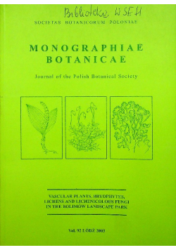 Monographiae botanicae