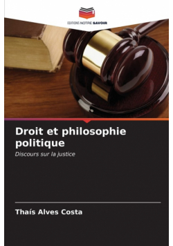 Droit et philosophie politique
