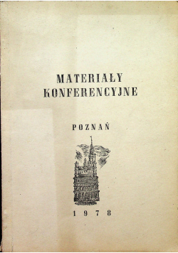 Materiały konferencyjne