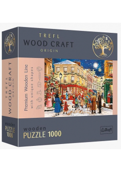 Puzzle drewniane 1000 Świąteczna aleja TREFL
