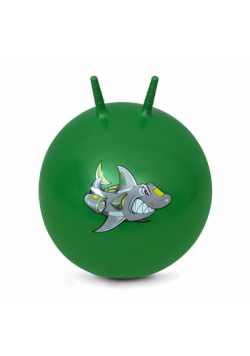 Piłka skacząca Sharky 60cm zielona