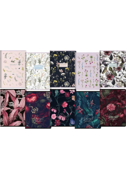 Zeszyt A5/80K kratka Secret Garden (5szt)