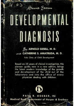 Developmental Diagnosis