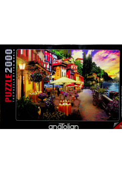 Puzzle 2000 Włochy Jezioro Como Nowa