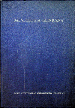 Balneologia kliniczna