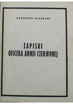 Zapiski oficera Armii Czerwonej