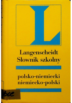 Słownik szkolny polsko niemiecki niemiecko polski