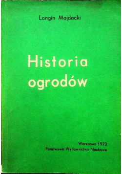 Historia ogrodów