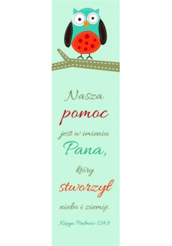 Zakładka duża - Nasza pomoc jest w imieniu Pana