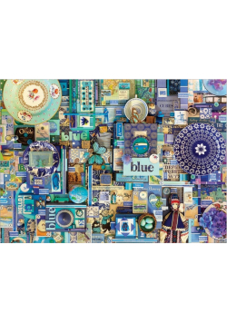 Puzzle 1000 Projekt tęcza - Niebieski