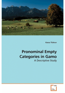 Pronominal Empty Categories in Gamo