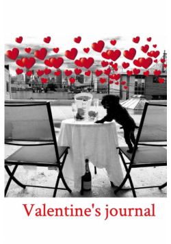Valentine's  Pomeranian  love  blank journal