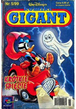 Komiks Gigant Indiana Dżems i świątynia małp Nr 3 / 98
