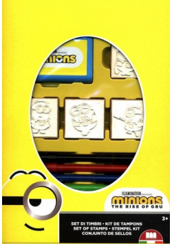 Minionki - pieczątki box 4szt