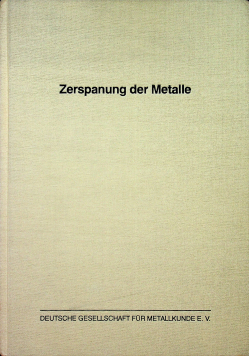 Zerspanung der Metalle