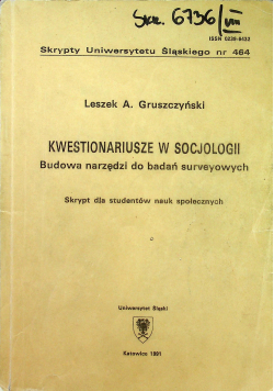 Kwestionariusze w socjologii