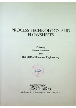 Process technology and flowsheets