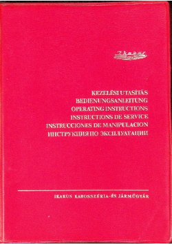 Autobus 280 11 instrukcja obsługi i konserwacji
