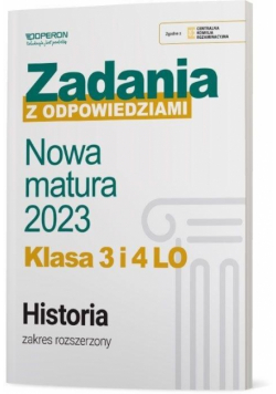 Matura 2023 Historia. Zadania z odp. 3-4 kl ZR