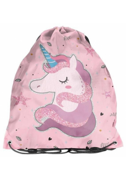 Worek na buty Unicorn Pink PP22JE-712 PASO