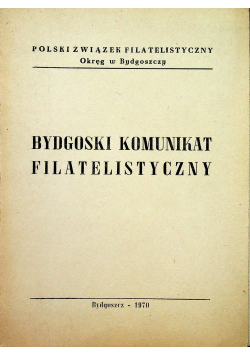 Bydgoski komunikat filatelistyczny