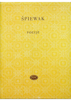 Śpiewak Poezje