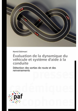 Évaluation de la dynamique du véhicule et système d'aide à la conduite