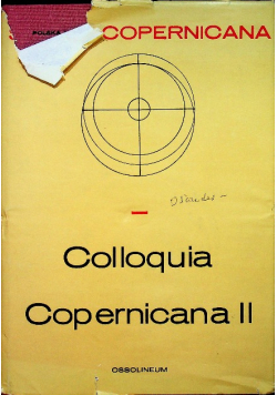 Colloquia Copernicana II