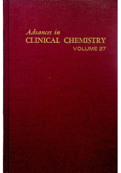 Advances in Clinical Chemistry Volume 27