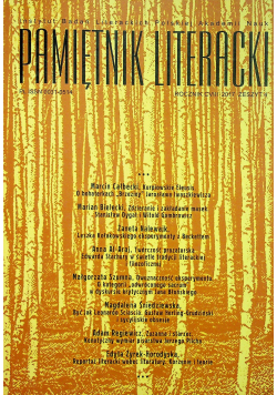 Pamiętnik literacki Rocznik CVIII Zeszyt 4
