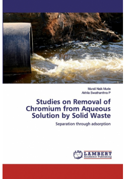 Studies on Removal of Chromium from Aqueous Solution by Solid Waste
