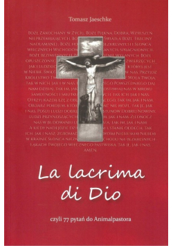 La lacrima di Dio czyli 77 pytań do animalpastora