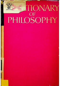 A Dictionary of Philosophy