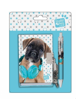 Pamiętnik z długopisem Studio Pets PEL-3643 PASO