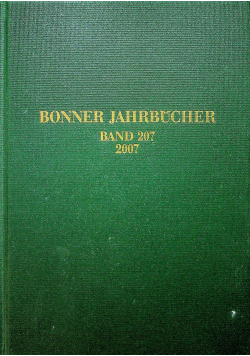 Bonner Jahrbucher Band 207