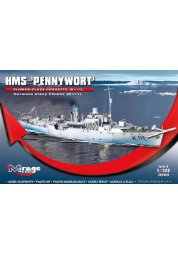 Brytyjska Korweta klasy Flower K111 HMS Pennywort