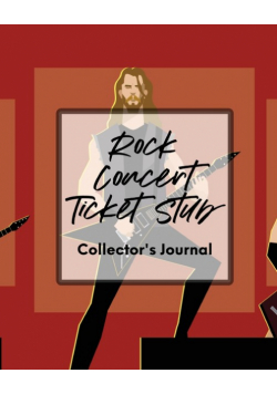 Rock Concert Ticket Stub Collector's Journal