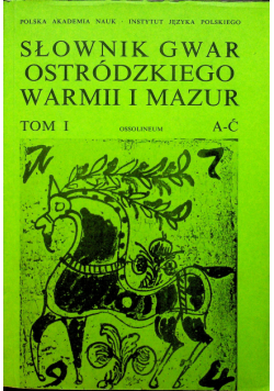 Słownik gwar Ostródzkiego Warmii i Mazur