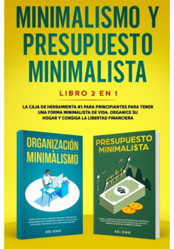 Minimalismo y presupuesto minimalista libro 2-en-1