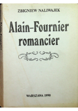 Alain Fournier romancier
