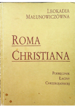 Roma Christiana Podręcznik łaciny