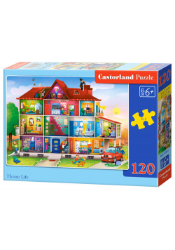 Puzzle 120 el. B-13548-1 House Life