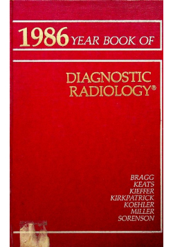 1986 The Year Book of Diagnostic Radiology
