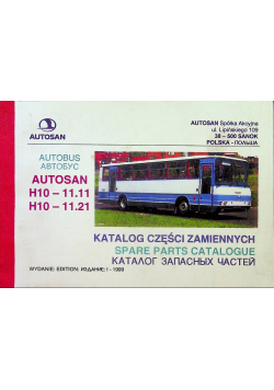 Katalog części zamiennych Autobus H10 11 11 H10 11 21